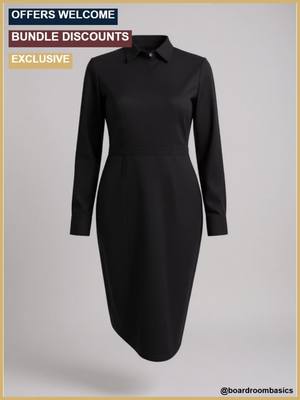 Cotton Stretch Pencil Skirt Mid-Calf Midi Bodycon with Belt Loops and Pockets